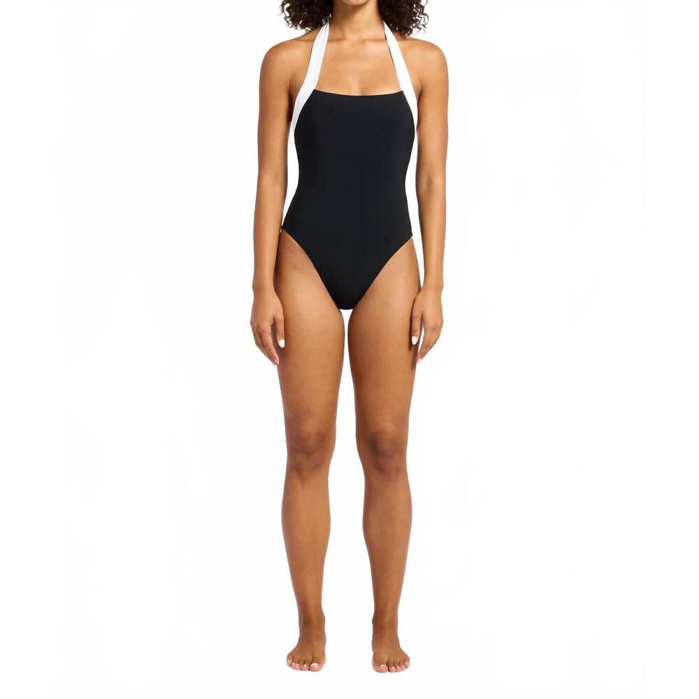 NEW JETS eternal halter one piece set in black